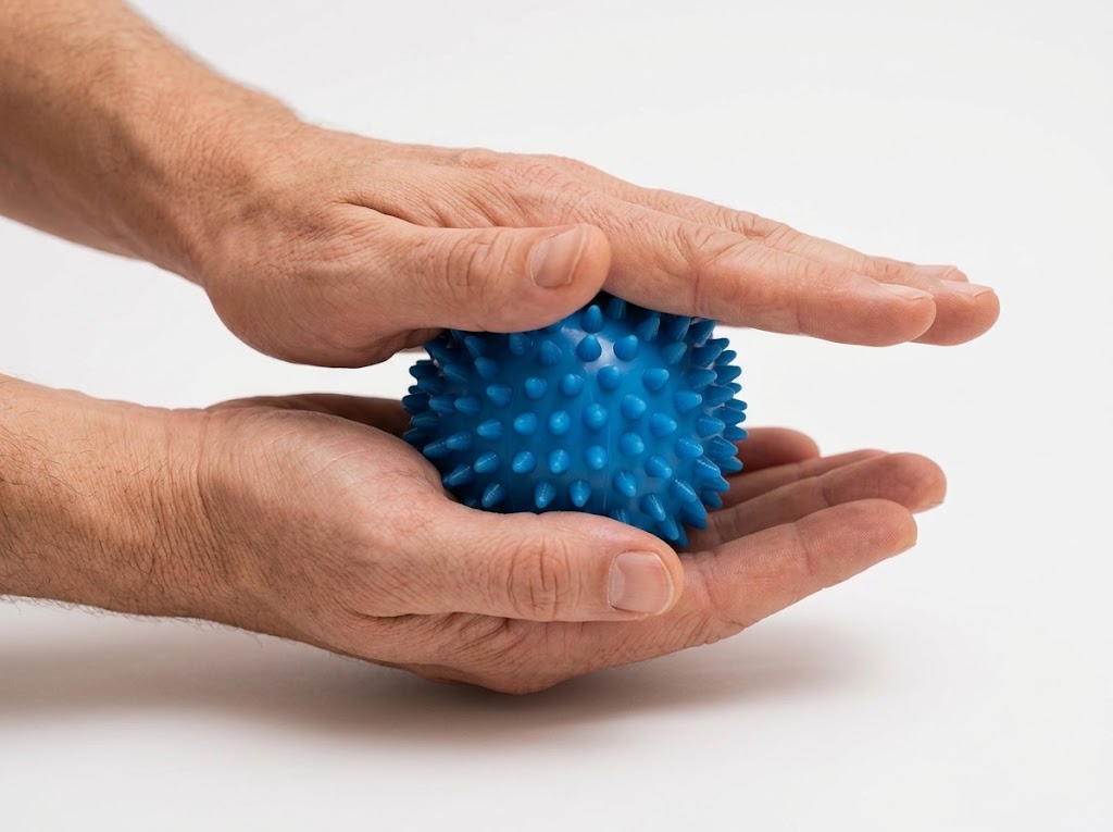 Pelota de Masaje con Púas Sensoriales | Pelota Antiestrés para Fisioterapia