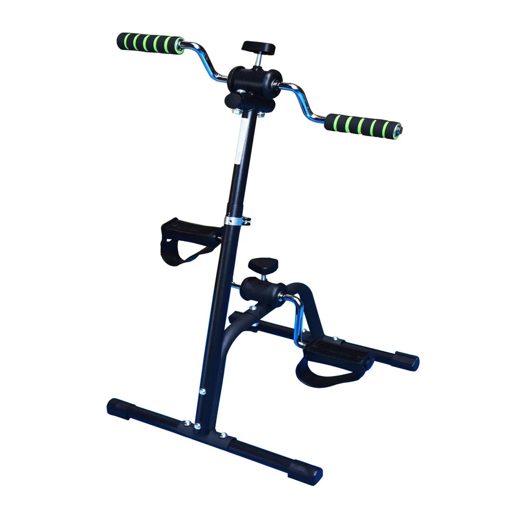 Mini Bicicleta Fija Portátil – Ejercitador de Brazos y Piernas con Resistencia Ajustable