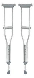 Muletas Axilares de Aluminio Ligero Regulables – Par (Diferentes Tallas)