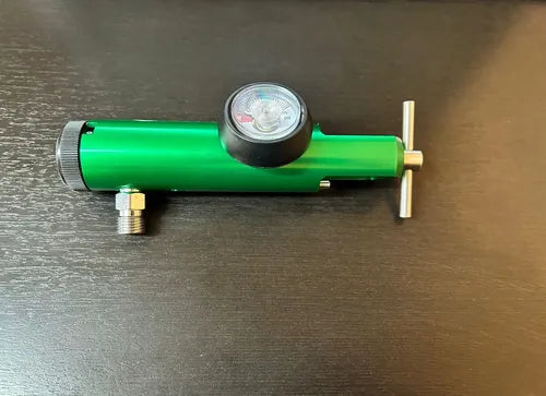 Regulador de Oxígeno Medicinal Tipo Alargado (Terminal en Rosca)