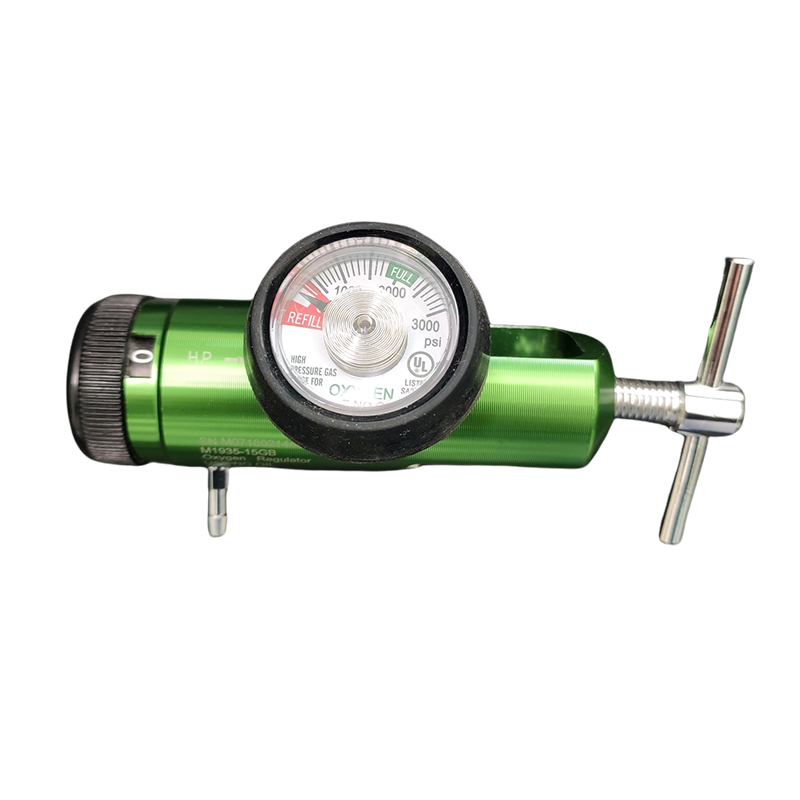 Regulador de Oxígeno Pediátrico / Neonatal con Terminal Espiga
