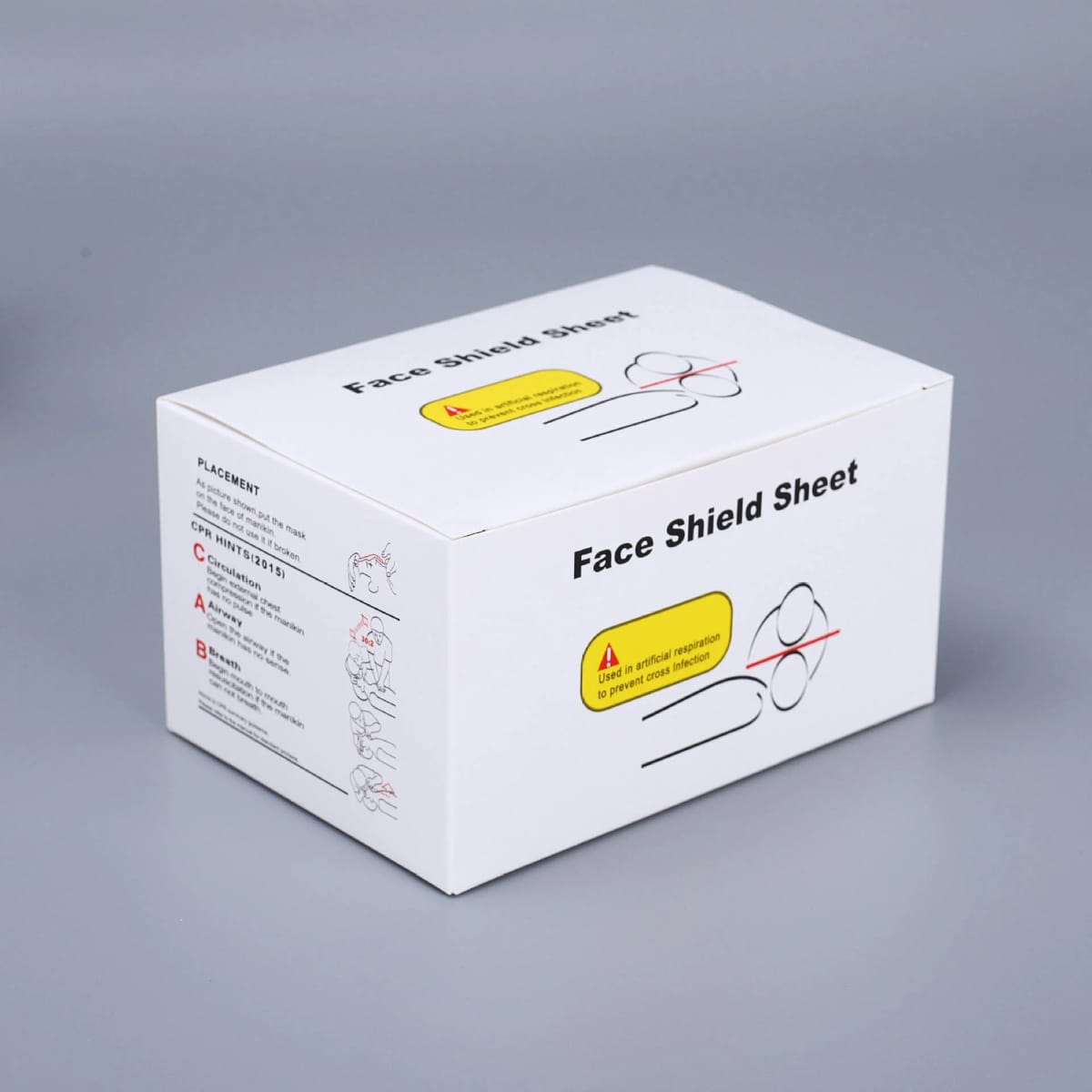 Mascarilla De Rcp para capacitaciones Caja X 50pcs
