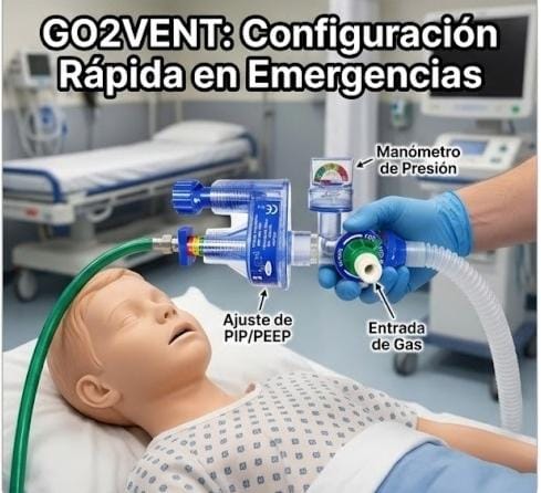 Ventilador Mecánico Descartable GO2VENT Vortran