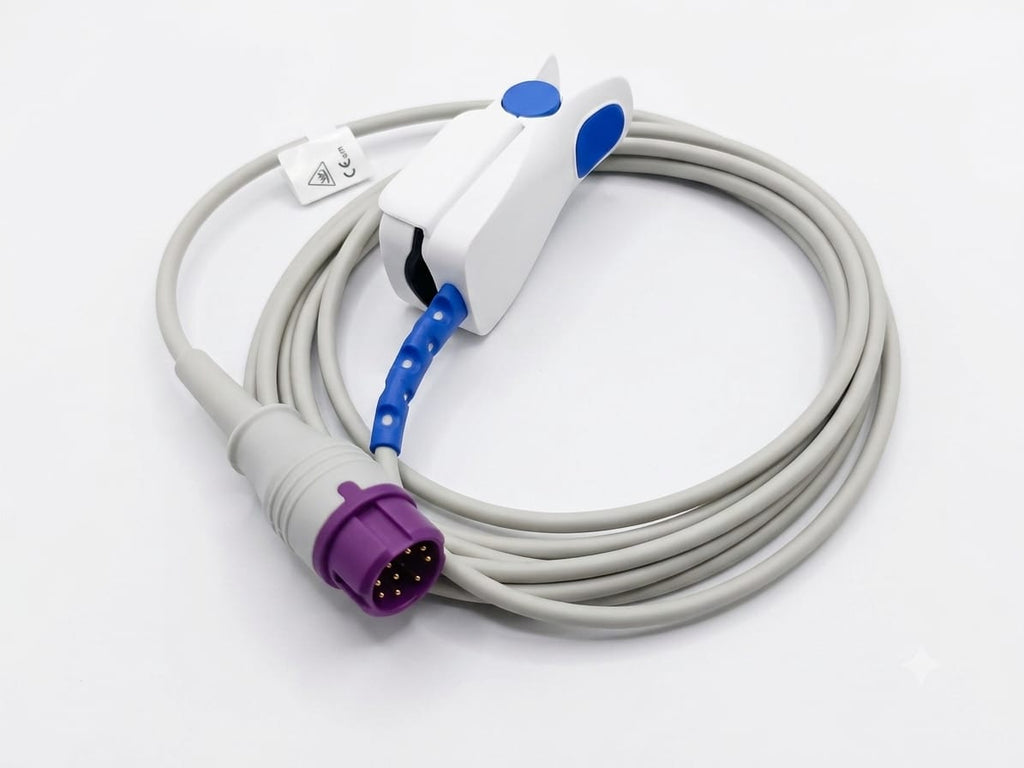 Sensor de Spo2 tipo Clip Adulto Mindray-Masimo – Sensor de Dedo Reutilizable 3m