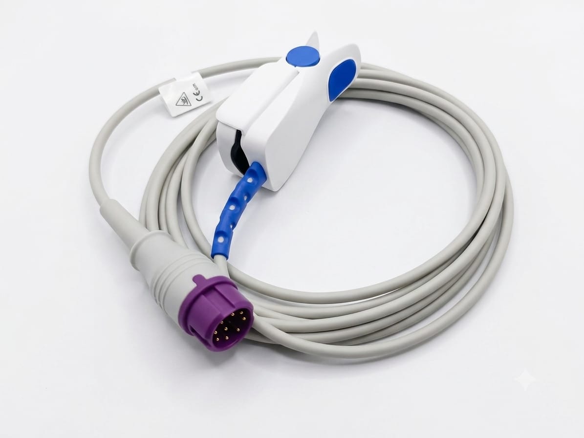 Sensor de Spo2 tipo Clip Adulto Mindray-Masimo – Sensor de Dedo Reutilizable 3m