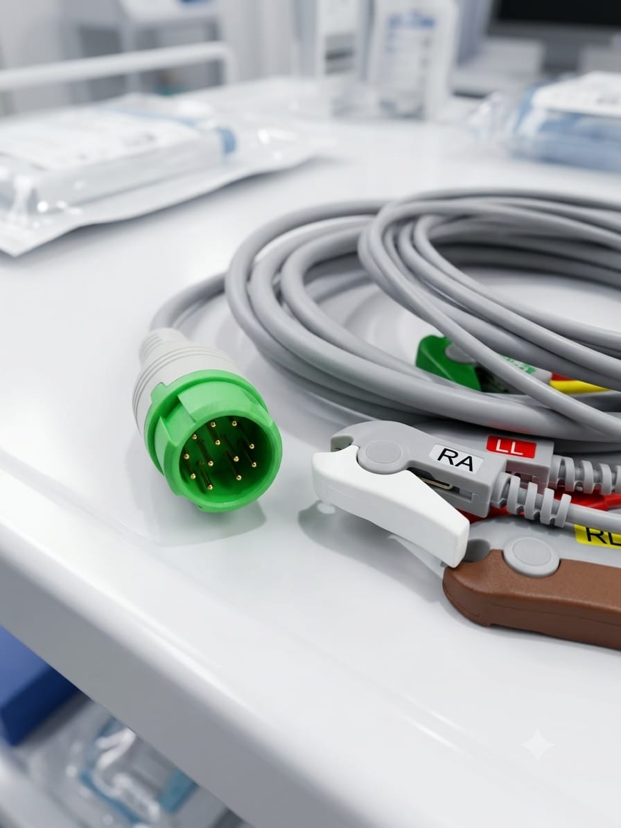 Cable de ECG de 5 Derivaciones para Monitor MindraY, AHA