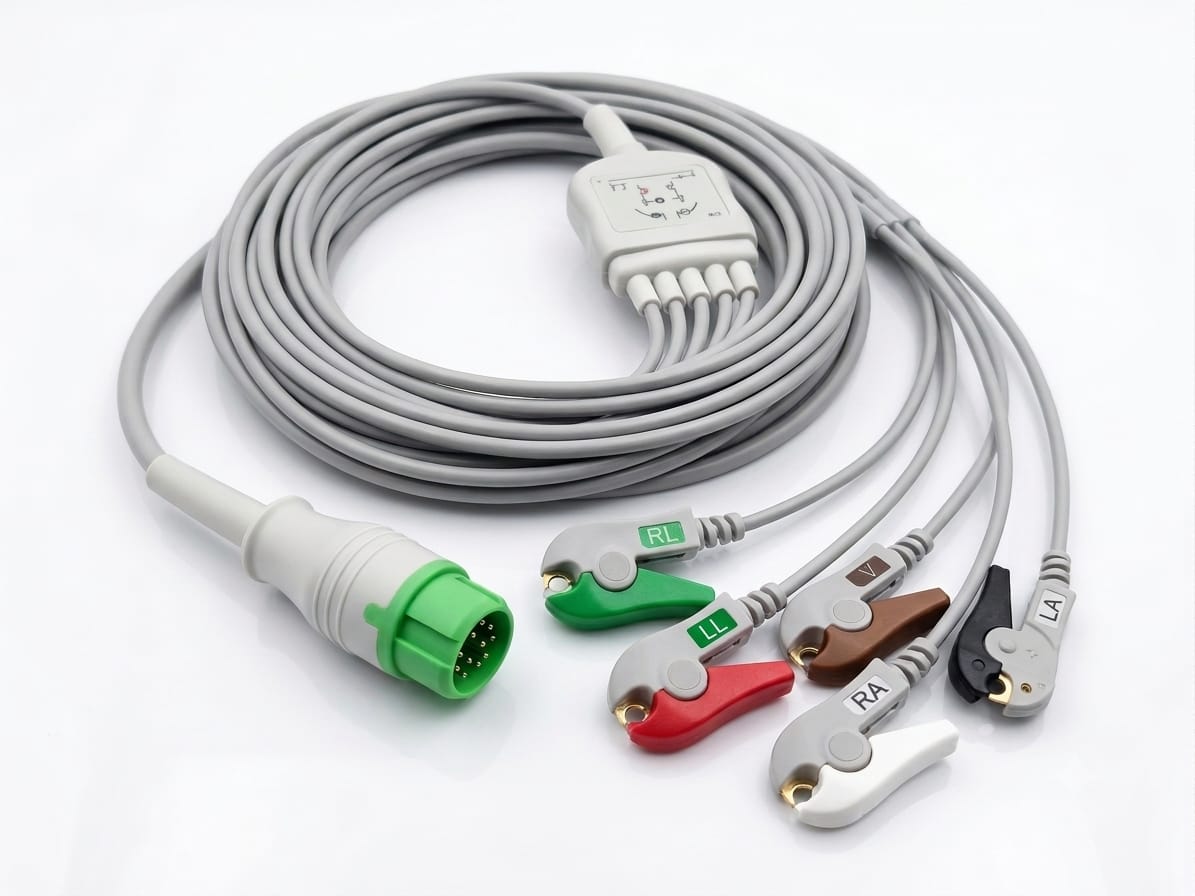 Cable de ECG de 5 Derivaciones para Monitor MindraY, AHA