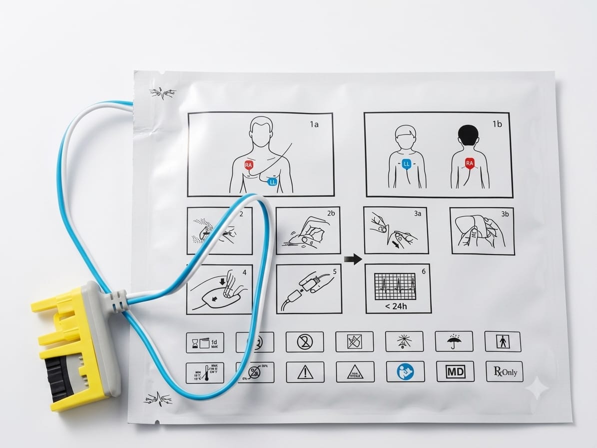 Electrodos de Desfibrilación para Adulto – Compatible con ZOLL