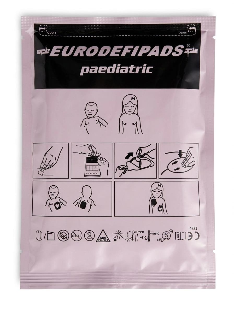 Electrodos de Desfibrilación Pediátricos – Compatible con Schiller FRED Easy